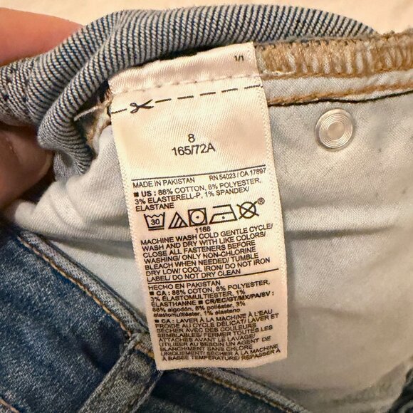 Old Navy Extra High-Rise Rockstar Super Skinny Jeans – Size 8 - Picture 6 of 6